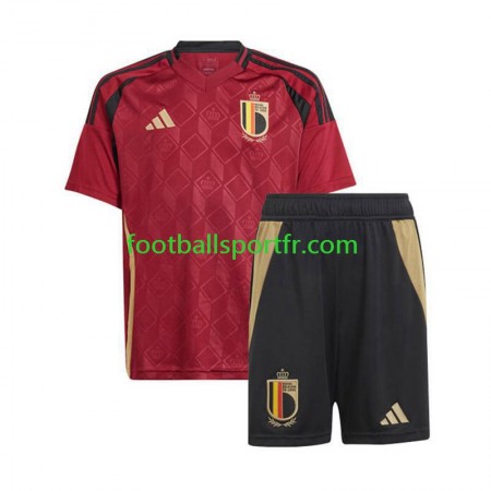 Tenue Belgique Enfant Domicile UEFA Euro 2024 Maillot de Foot